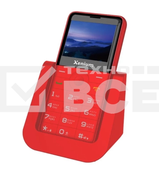 Мобильный телефон Xenium X700 красный