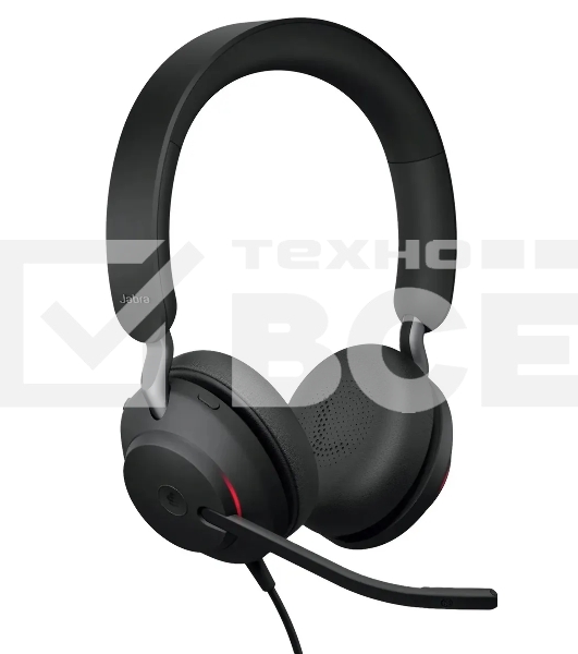 Гарнитура Jabra Evolve2 40 SE Stereo MS  черный