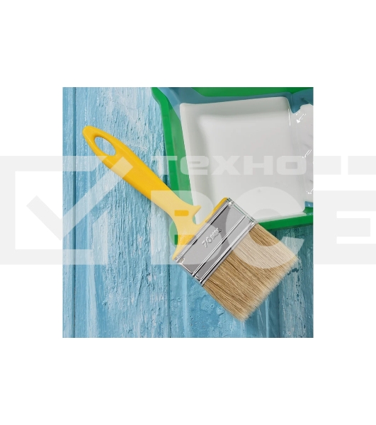 Кисть плоская Rexant 89-0314 «Эмали» 70х12 мм