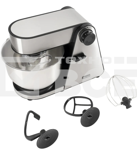 Кухонная машина Rondell RDE-1405 планетар.вращ. 1800Вт серебристый