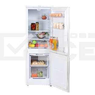 Холодильник Бирюса 418 белый двухкамерный 125/55л морозилка снизу