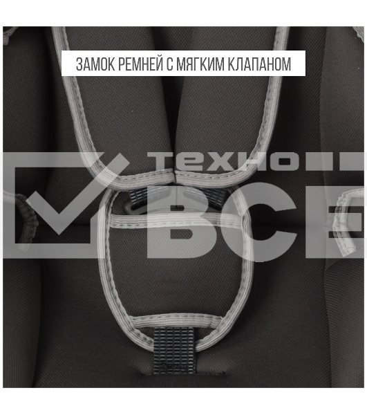 Автокресло ZLATEK KRES4037 Колибри Lux гр.0+, т.серый