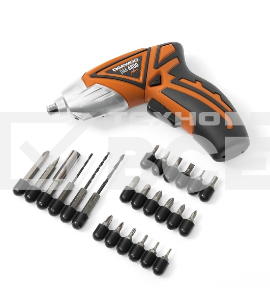 Отвертка аккумуляторная DAEWOO DAА 4800 Plus 380Вт 4.8В 0.8А/ч