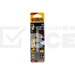 Сверло спиральное по металлу Denzel 4 x 75мм, Р6М5, Golden Tip, многогранная заточка, фото3