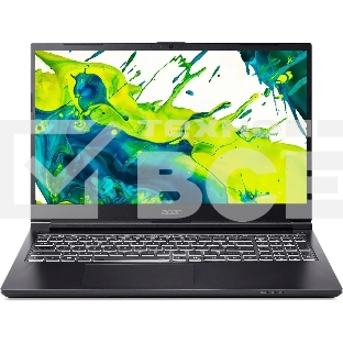 Ноутбук Acer Aspire 7 A715-59G-769T черный 15.6' FHD IPS 144Hz SlimBezel Intel Core i7-13620H NVIDIA GeForce RTX 3050 6Gb GDDR6 16 Gb DDR4 Memory 512Gb PCIe NVMe SSD/Iron Metal Top Cover KB backlight None(Boot-up only)