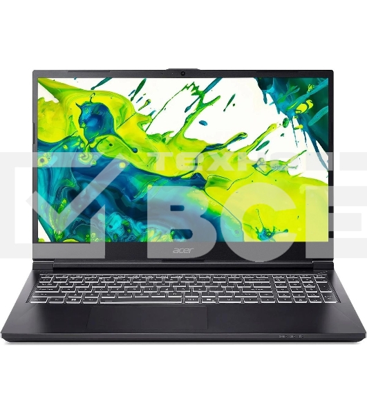 Ноутбук Acer Aspire 7 A715-59G-769T черный 15.6' FHD IPS 144Hz SlimBezel Intel Core i7-13620H NVIDIA GeForce RTX 3050 6Gb GDDR6 16 Gb DDR4 Memory 512Gb PCIe NVMe SSD/Iron Metal Top Cover KB backlight None(Boot-up only)
