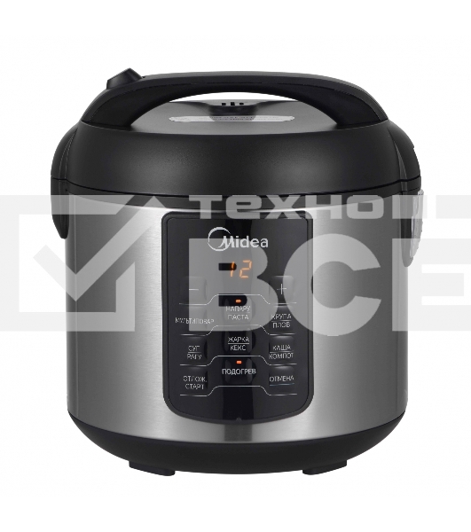 Мультиварка Midea MPC-6034 2л 400Вт серебристый