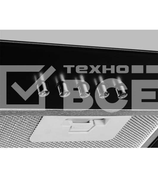 Вытяжка встраиваемая Monsher ANGERS 40 Noir черный, 40 см, 800 куб. м/ч, 45 дБ