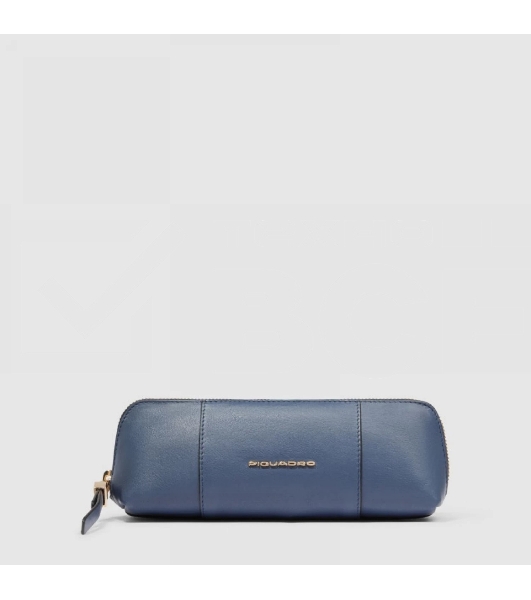 Чехол для ручки Piquadro Circle AC6475W92/BLU4 синий, натуральная кожа