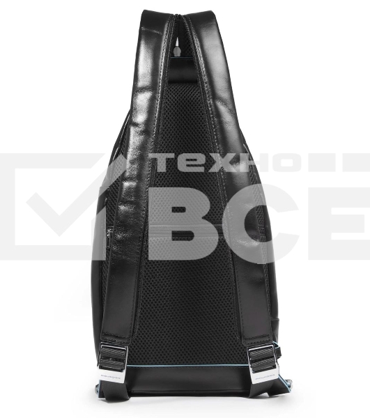 Рюкзак слинг Piquadro Blue Square CA4827B2/N черный натур.кожа