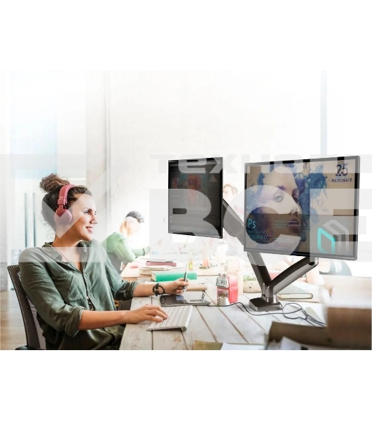 Кронштейн ONKRON G160 для монитора 13'-32' настольный, черный