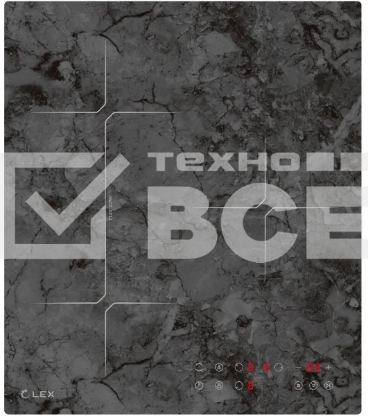 Индукционная варочная поверхность Lex EVI 430 F DS серый
