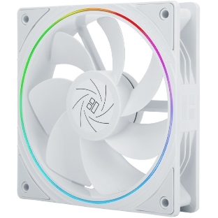 Кулер для корпуса Thermalright TL-S12RW Reverse (120x120x25mm, 4-pin PWM, ARGB, 47.6CFM, 23.2dBA, 1500RPM, White)