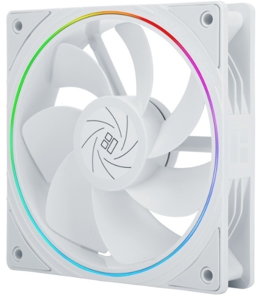 Кулер для корпуса Thermalright TL-S12RW Reverse (120x120x25mm, 4-pin PWM, ARGB, 47.6CFM, 23.2dBA, 1500RPM, White)