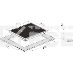 Варочная электрическая панель Maunfeld EVCE.453.D-BK, конфорок: 3 шт., стеклокерамика, независимая, черный, фото12