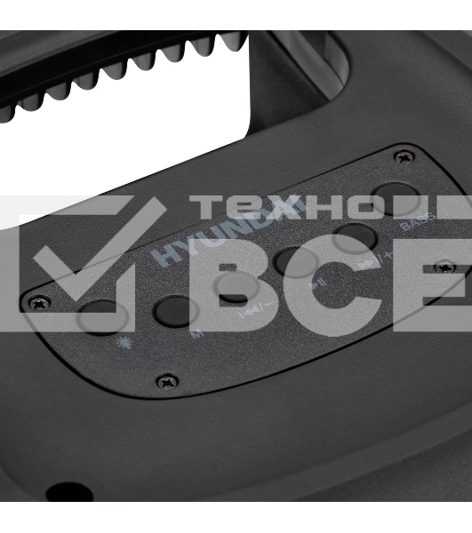 Минисистема Hyundai H-MC1230 черный 40Вт FM USB BT micro SD