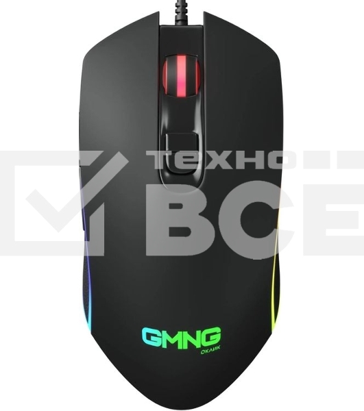 Мышь проводная GMNG 730GM черный, 12000 dpi, USB, кнопки - 7
