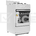 Плита комбинированная Flama RK 2201 W белый, конфорок 2 газовых и 2 электрических, духовка 50 л, 50 см x 85 см x 54 см, фото2