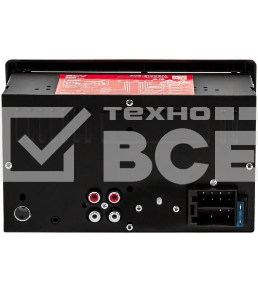 Автомагнитола ACV AVS-2100BM, 2 DIN, Bluetooth, USB Type-A, AUX, пульт ДУ