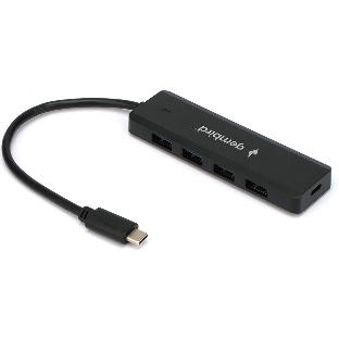 USB-концентратор Gembird UHB-C424, USB Type-C, USB 4 порта, USB Type-C