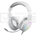 Гарнитура игровая  Defender Mento RGB 3.5мм белый, фото 1