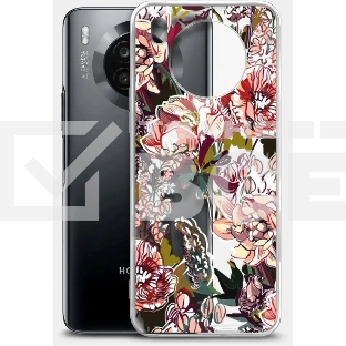 Чехол (клип-кейс) BoraSCO ArtWorks для Honor 50 Lite прозрачный/рисунок