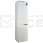 Холодильник DON R-299 BI белая искра двухкамерный 259/140л морозилка снизу, фото 1