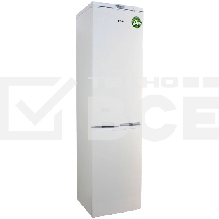 Холодильник DON R-299 BI белая искра двухкамерный 259/140л морозилка снизу