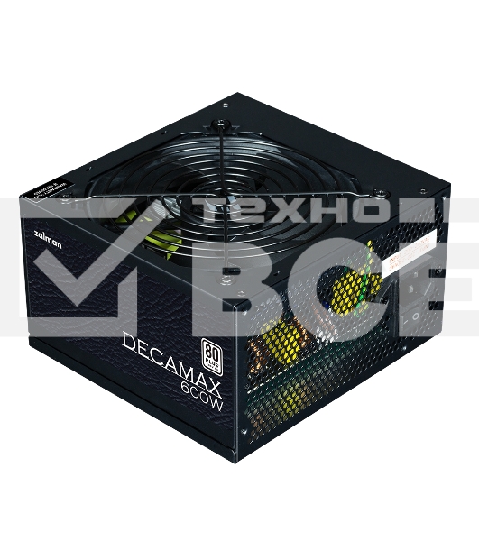 Блок питания Zalman ZM600-LX3, 600Вт, 80 PLUS, 120мм, черный