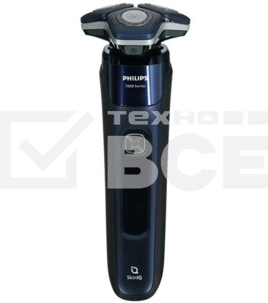 Бритва роторная Philips S7885/50 реж.эл.:3 питан.:аккум. синий
