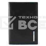 Обложка для документов Piquadro Blue Square PP5256B2/N. черный, натур.кожа, фото 1