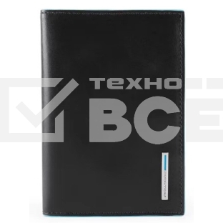 Обложка для документов Piquadro Blue Square PP5256B2/N. черный, натур.кожа