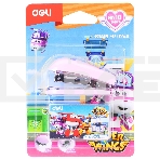 Степлер настольный Deli E0249 Super Wings 24/6 26/6 (12листов) ассорти 40скоб металл/пластик блистер, фото3