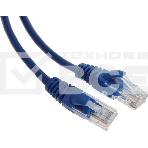 Патч-корд Premier PP12-1M/B 1000Гбит/с UTP 4 пары cat.5E CCA molded 1м синий RJ-45 (m)-RJ-45 (m), фото 1