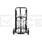 Тележка Рыжий кот BX-20ZP черная, металл. колеса, до 20 кг, фото3