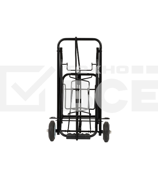 Тележка Рыжий кот BX-20ZP черная, металл. колеса, до 20 кг