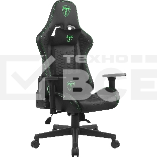 Кресло игровое Defender Nitro черный, класс 4, PU, 2 подушки T
