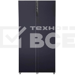 Холодильник LEX LSB530DgID темно-серый двухкамерный 283/183л морозилка слева, No Frost, Side by Side, фото 1
