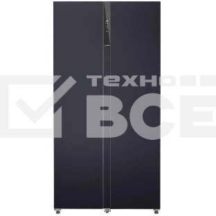 Холодильник LEX LSB530DgID темно-серый двухкамерный 283/183л морозилка слева, No Frost, Side by Side