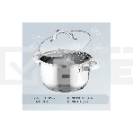 Кастрюля MALLONY Mediano нержавеющая сталь, со стеклянной крышкой, 2,6 л, d-18, фото6