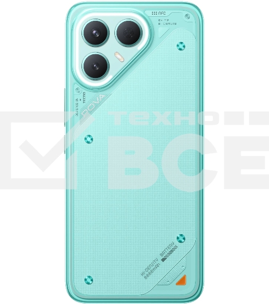 Смартфон Tecno Pova 7 Pro 5G 12/256Gb, бирюзовый