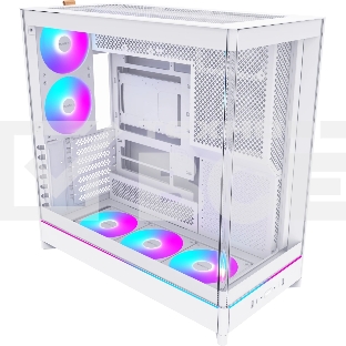 Компьютерный корпус Montech HS02 PRO белый без БП ATX 4x140мм 2xUSB 3.0 audio bott PSU