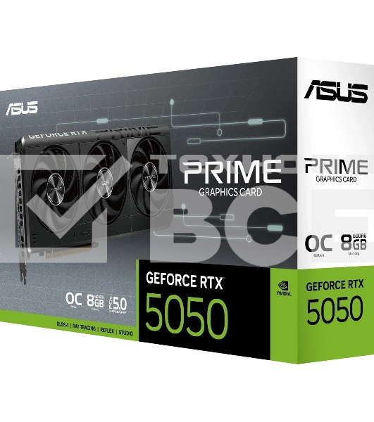 Видеокарта Asus PCI-E 4.0 PRIME-RTX 5050-O8G NVIDIA GeForce RTX 5050 8Gb 128bit GDDR6 2677/28000 HDMIx1 DPx3 HDCP Ret