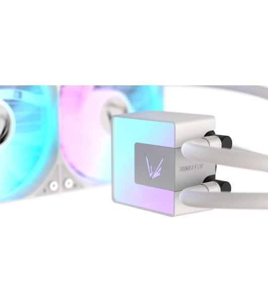 Кулер с водяным охлаждением Formula V Line ICE JET GLOW 360 WH, 360мм, 3x120мм, ARGB fans, LGA115X/1200/1700/1851, AM4/AM5