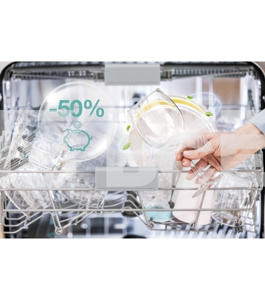 Встраиваемая посудомоечная машина Gorenje GV643D90, черный, 60 см, 16 компл., 45 дБ, класс A+++