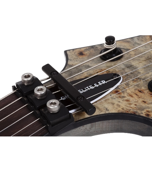 Электрогитара SCHECTER OMEN ELITE-6 FR CHAR - электрогитара 6-струнная, Charcoal (CHAR) - древесный