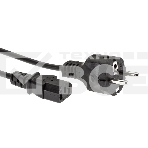 Кабель компьютер - розетка 1.8m 220V (Европейский стандарт) VCOM/TELECOM, фото4