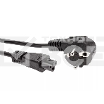 Кабель питания VCOM для ноутбуков 3М 3G*0.5mm 220V (CE022-CU) VDE стандарт, фото 1