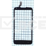 Сенсорное стекло (тачскрин) для Huawei Ascend G710, черное, фото 1