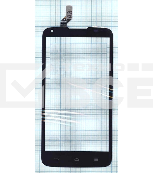 Сенсорное стекло (тачскрин) для Huawei Ascend G710, черное